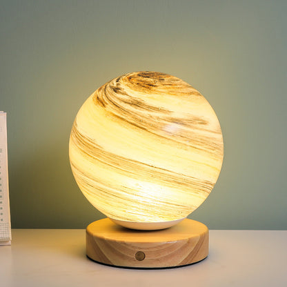 3D USB Powered Glass Planet Lamp