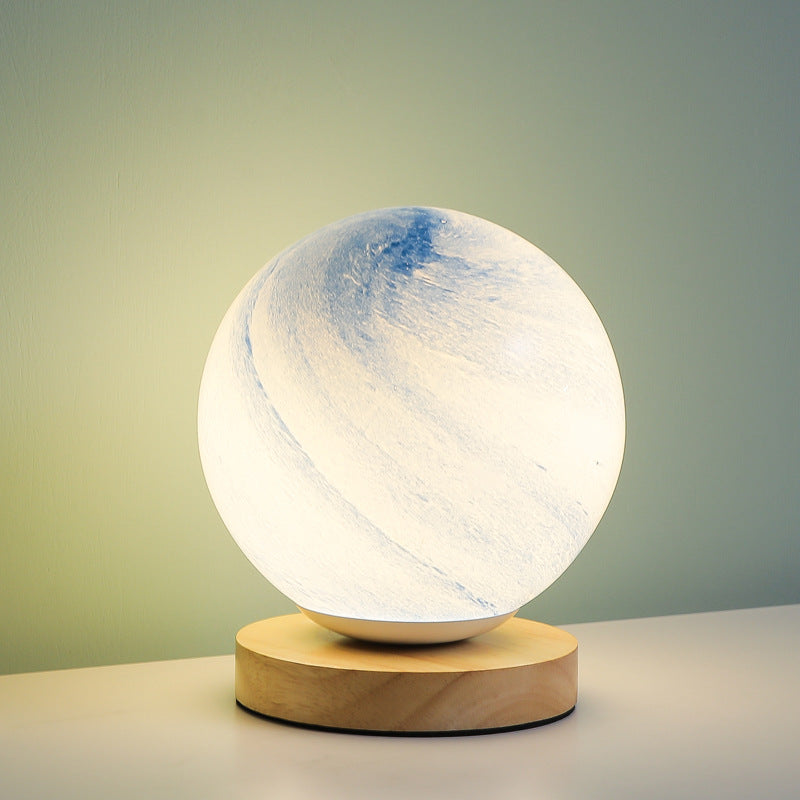 3D USB Powered Glass Planet Lamp