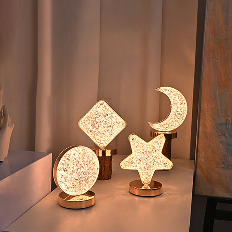 Crystal Touch Dimming Table Lamp