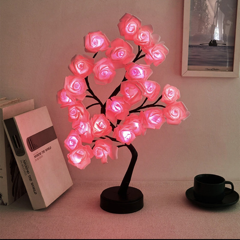 24 LED Rose Table Lamp