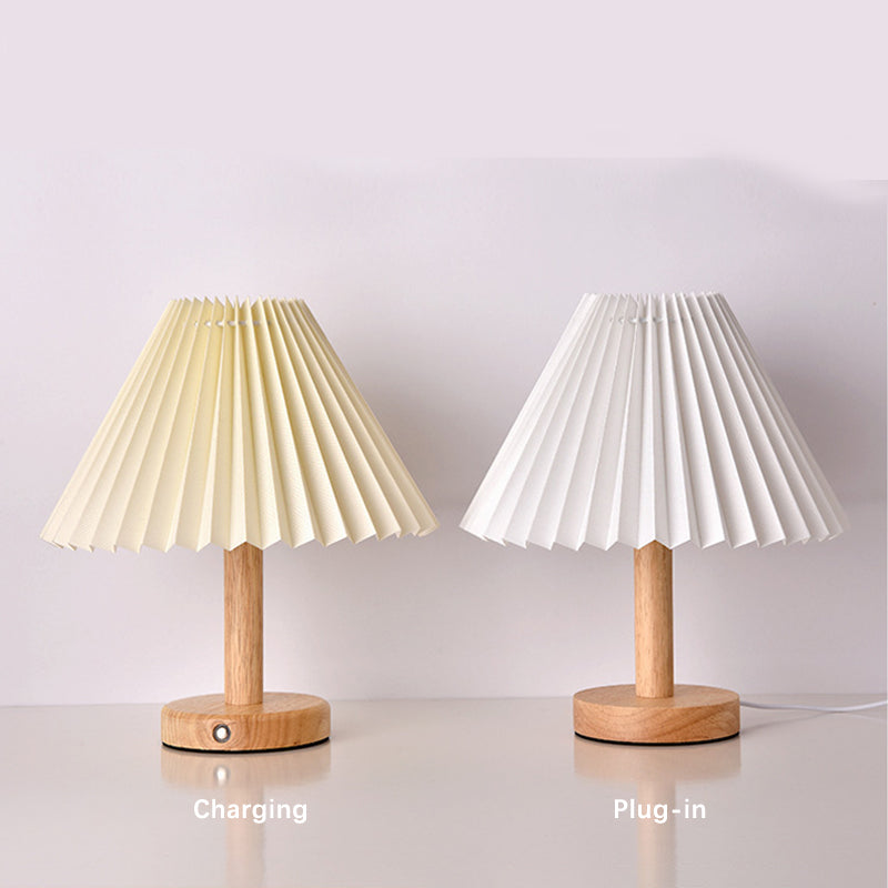 Pleated Table Lamp