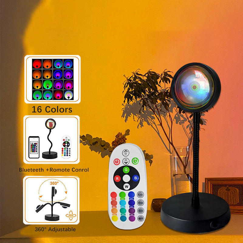 16 Colors RGB Photography Sunset Lamp