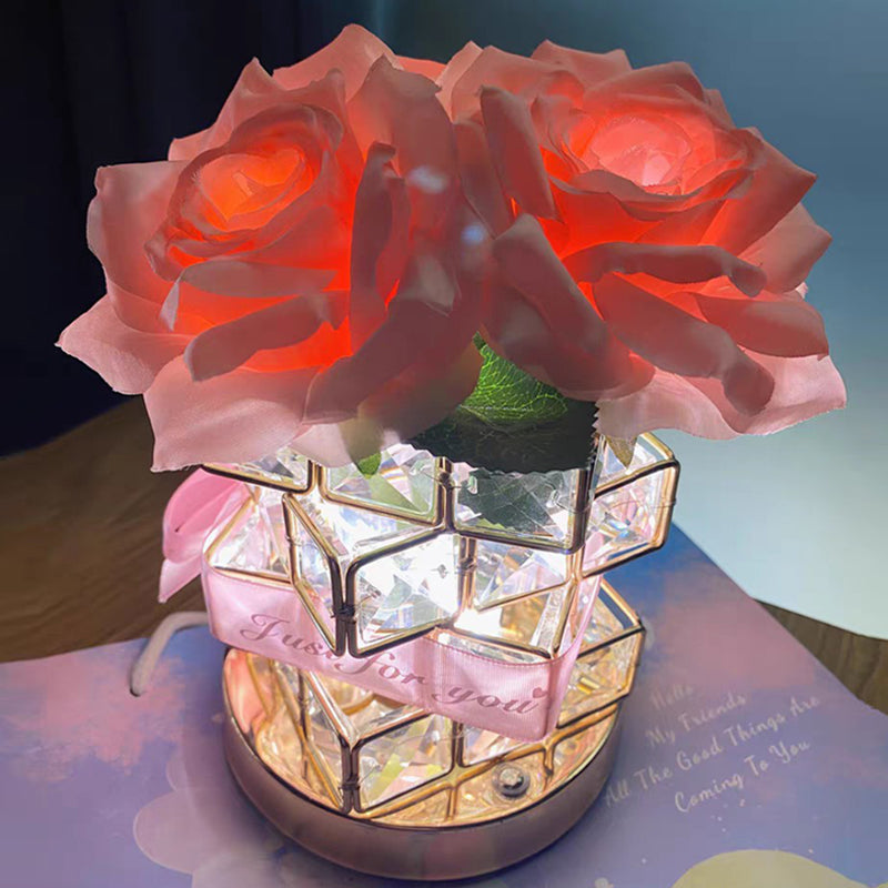 Rose Rubik's Cube Ambient Lighting