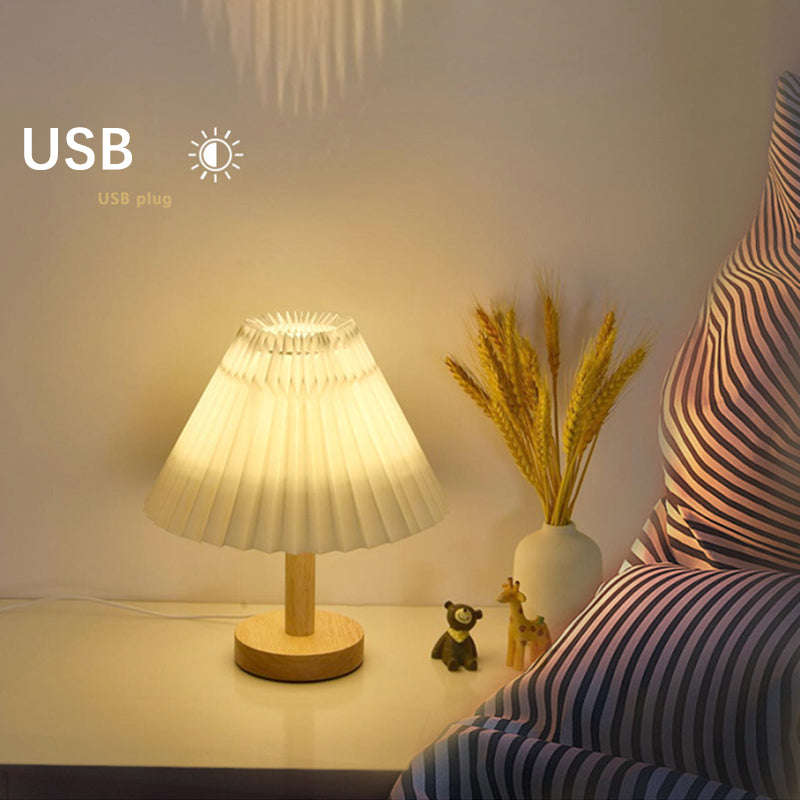 Pleated Table Lamp