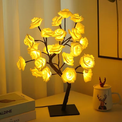 24 LED Rose Table Lamp