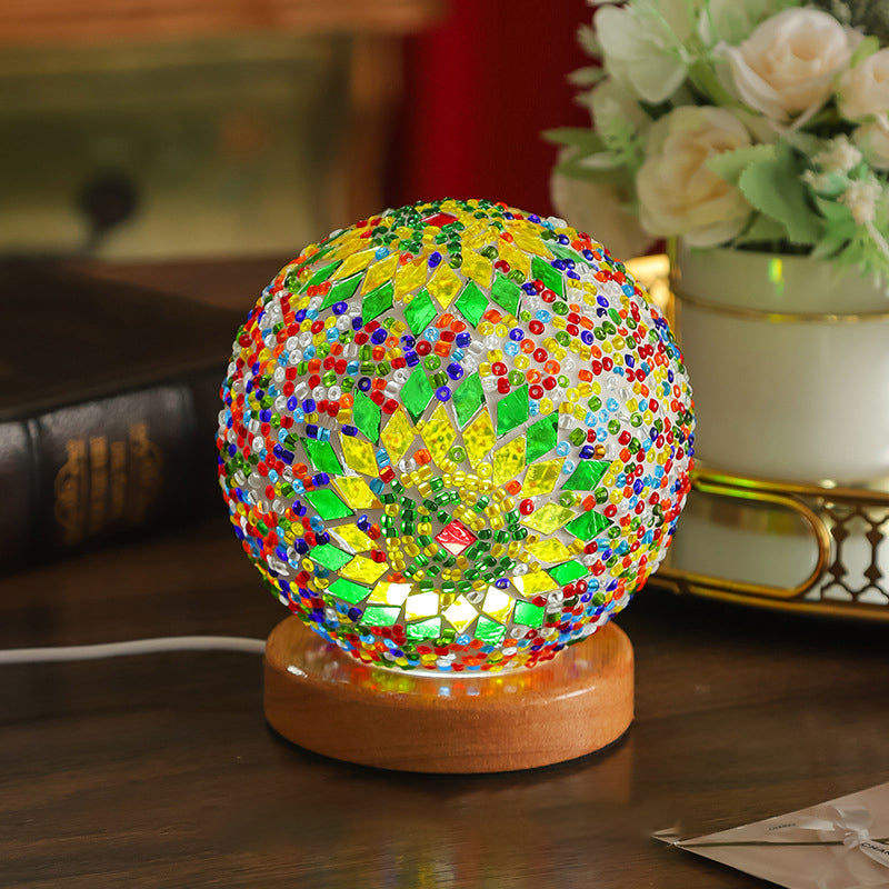 Mosaic Glass Bohemia Table Lamps