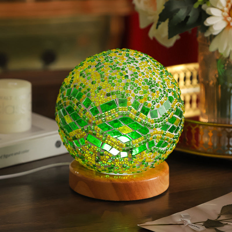 Mosaic Glass Baroque Table Lamps