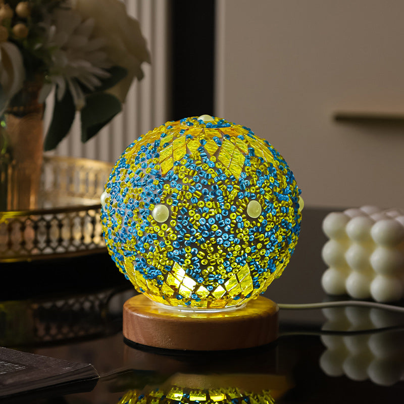 Mosaic Glass Moroccan Table Lamps