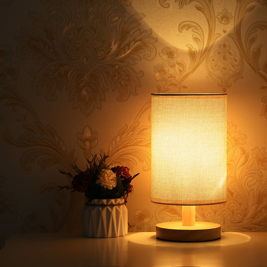 Linen Fabric Shade Classic Table Lamp