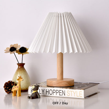 Pleated Table Lamp