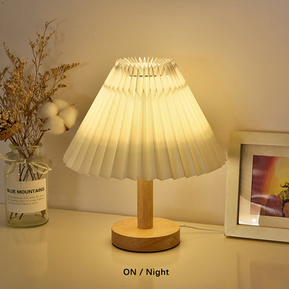 Pleated Table Lamp